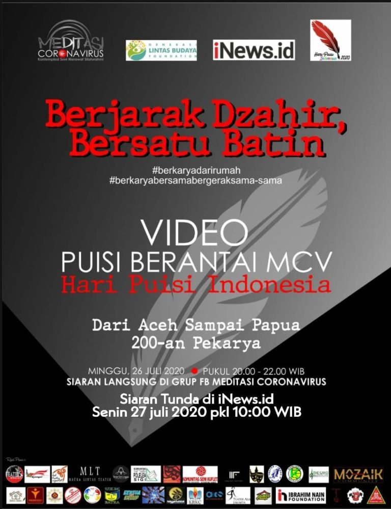 VIDEO BACA PUISI BERANTAI MCV Berjarak Dzahir, Bersatu Batin