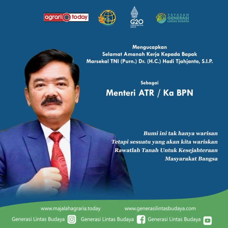Selamat Amanah Kerja Pak Hadi..