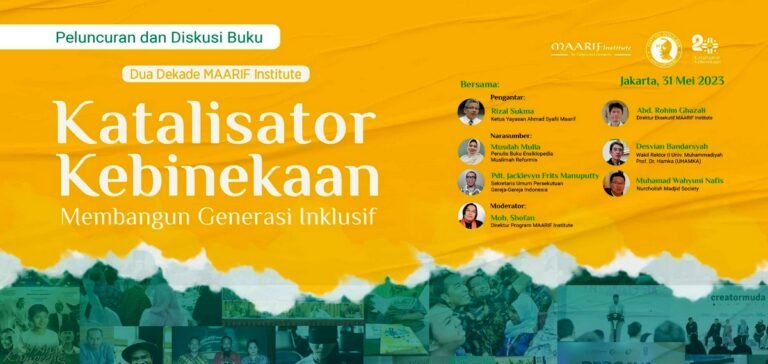 MENSYUKURI DUA DEKADE, MAARIF INSTITUTE LUNCURKAN BUKU PERJALANAN LEMBAGA